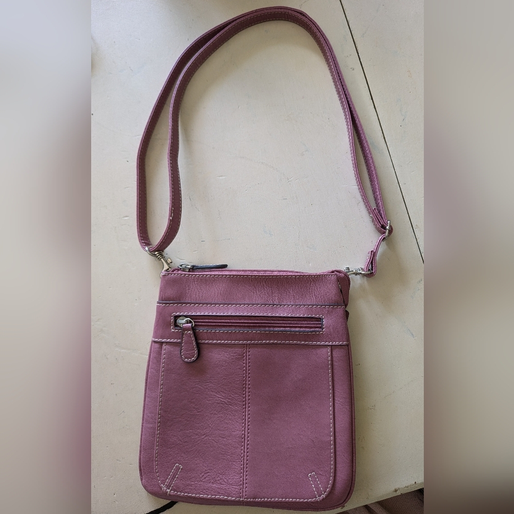 FINAL MARKDOWN...Belle Rose Multi compartment Pink Crossbody/Shoulder Bag